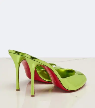 Christian Louboutin Me Dolly mirrored leather mules | Thumbnail 2 Christian Louboutin Me Dolly mirrored leather mules | Thumbnail 2