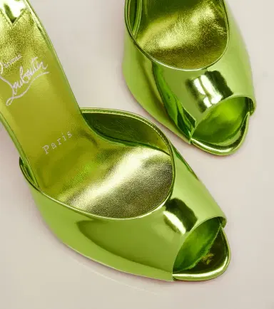 Christian Louboutin Me Dolly mirrored leather mules | Thumbnail 4 Christian Louboutin Me Dolly mirrored leather mules | Thumbnail 4
