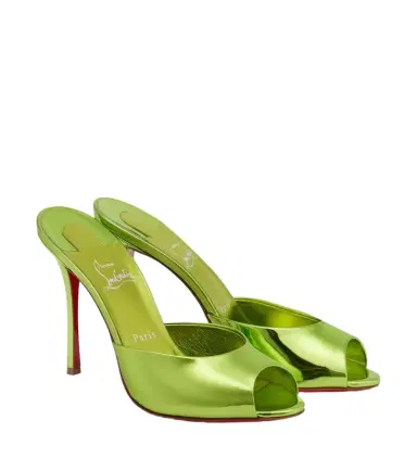 Christian Louboutin Me Dolly mirrored leather mules | Thumbnail 1 Christian Louboutin Me Dolly mirrored leather mules | Thumbnail 1
