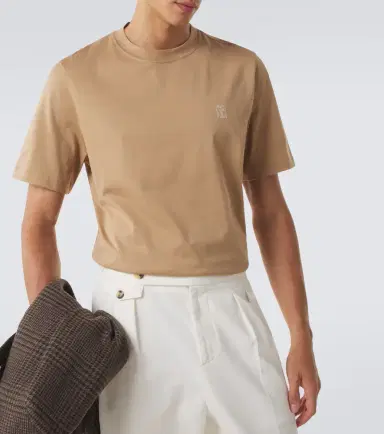Brunello Cucinelli Logo cotton jersey T-shirt | Thumbnail 3 Brunello Cucinelli Logo cotton jersey T-shirt | Thumbnail 3