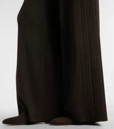 AGNONA Cashmere, wool, and silk wide-leg pants | Thumbnail 4 AGNONA Cashmere, wool, and silk wide-leg pants | Thumbnail 4