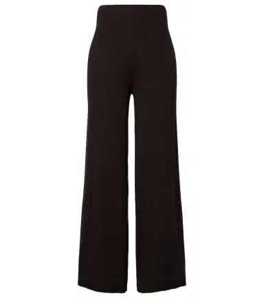 AGNONA Cashmere, wool, and silk wide-leg pants | Thumbnail 1 AGNONA Cashmere, wool, and silk wide-leg pants | Thumbnail 1