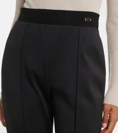 AGNONA Jersey cropped slim pants | Thumbnail 2 AGNONA Jersey cropped slim pants | Thumbnail 2