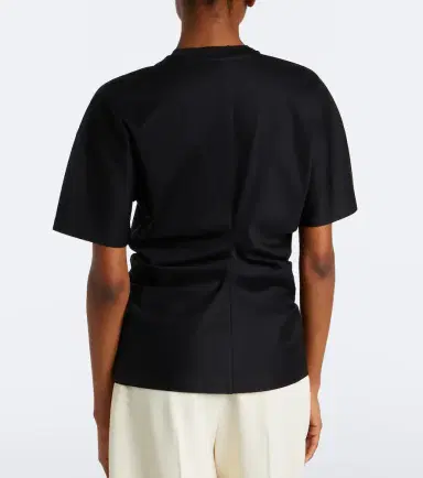 RÓHE Róhe Gathered cotton and silk-blend t-shirt | Thumbnail 5 RÓHE Róhe Gathered cotton and silk-blend t-shirt | Thumbnail 5