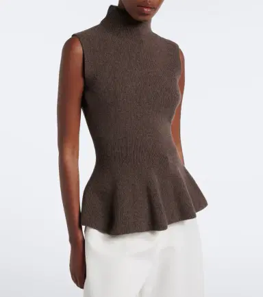 RÓHE Róhe Ribbed wool and cashmere turtleneck top | Thumbnail 5 RÓHE Róhe Ribbed wool and cashmere turtleneck top | Thumbnail 5
