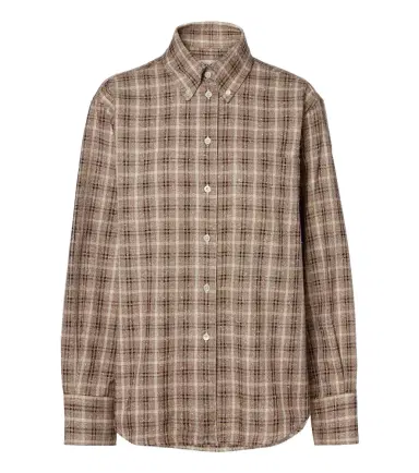 RÓHE Róhe Checked bouclé cotton and silk-blend overshirt | Thumbnail 1 RÓHE Róhe Checked bouclé cotton and silk-blend overshirt | Thumbnail 1