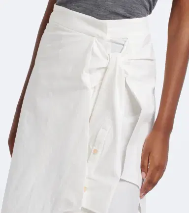 RÓHE Róhe Asymmetric cotton-blend midi skirt | Thumbnail 5 RÓHE Róhe Asymmetric cotton-blend midi skirt | Thumbnail 5