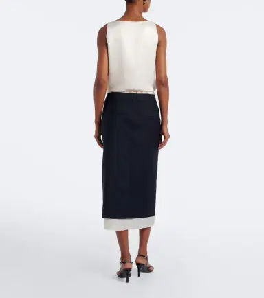 RÓHE Róhe Wool and mohair midi skirt | Thumbnail 4 RÓHE Róhe Wool and mohair midi skirt | Thumbnail 4