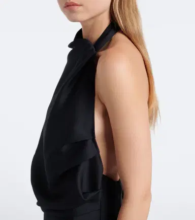 RÓHE Róhe Draped open-back midi dress | Thumbnail 4 RÓHE Róhe Draped open-back midi dress | Thumbnail 4