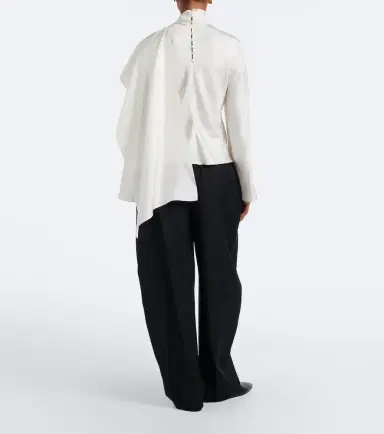 Rohe Róhe Wool and mohair barrel pants | Thumbnail 4 Rohe Róhe Wool and mohair barrel pants | Thumbnail 4