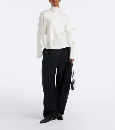 Rohe Róhe Wool and mohair barrel pants | Thumbnail 5 Rohe Róhe Wool and mohair barrel pants | Thumbnail 5