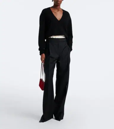 Rohe Róhe Wool and mohair wide-leg pants | Thumbnail 2 Rohe Róhe Wool and mohair wide-leg pants | Thumbnail 2