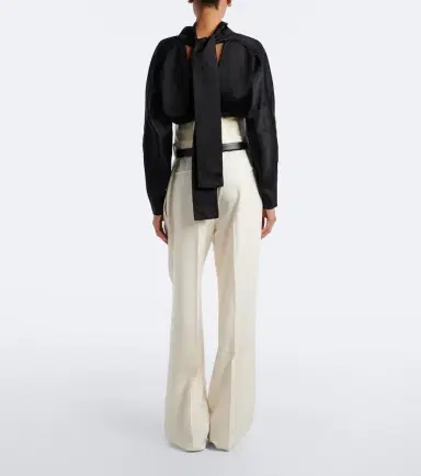 RÓHE Róhe High-rise wide-leg virgin wool pants | Thumbnail 4 RÓHE Róhe High-rise wide-leg virgin wool pants | Thumbnail 4