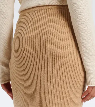 Jardin des Orangers Virgin wool and cashmere midi skirt | Thumbnail 2 Jardin des Orangers Virgin wool and cashmere midi skirt | Thumbnail 2