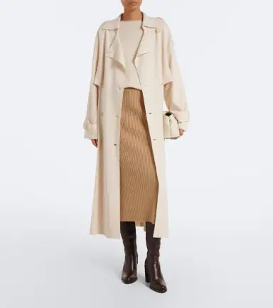 Jardin des Orangers Virgin wool and cashmere midi skirt | Thumbnail 3 Jardin des Orangers Virgin wool and cashmere midi skirt | Thumbnail 3