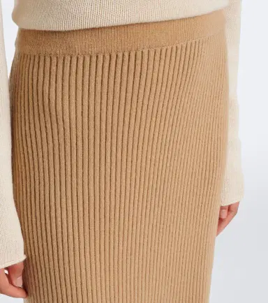 Jardin des Orangers Virgin wool and cashmere midi skirt | Thumbnail 4 Jardin des Orangers Virgin wool and cashmere midi skirt | Thumbnail 4