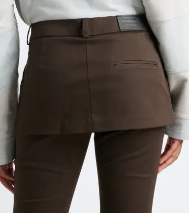 Acne Studios Layered cotton capri pants | Thumbnail 5 Acne Studios Layered cotton capri pants | Thumbnail 5