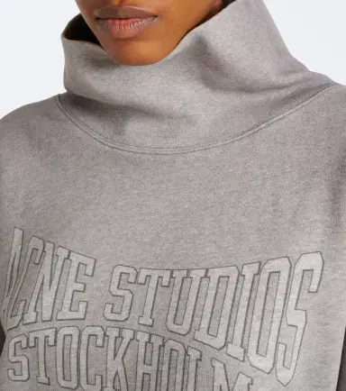 Acne Studios Logo cotton fleece sweatshirt | Thumbnail 2 Acne Studios Logo cotton fleece sweatshirt | Thumbnail 2