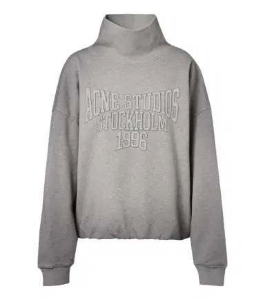 Acne Studios Logo cotton fleece sweatshirt | Thumbnail 1 Acne Studios Logo cotton fleece sweatshirt | Thumbnail 1