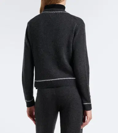 Jardin des Orangers Virgin wool and cashmere cardigan | Thumbnail 3 Jardin des Orangers Virgin wool and cashmere cardigan | Thumbnail 3