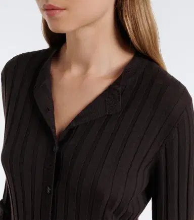 Jardin des Orangers Ribbed-knit virgin wool cardigan | Thumbnail 3 Jardin des Orangers Ribbed-knit virgin wool cardigan | Thumbnail 3