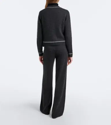 Jardin des Orangers Virgin wool and cashmere wide-leg pants | Thumbnail 6 Jardin des Orangers Virgin wool and cashmere wide-leg pants | Thumbnail 6