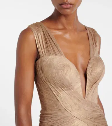 Maria Lucia Hohan Corinna silk muslin bustier gown | Thumbnail 6 Maria Lucia Hohan Corinna silk muslin bustier gown | Thumbnail 6