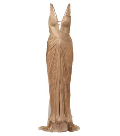 Maria Lucia Hohan Corinna silk muslin bustier gown | Thumbnail 1 Maria Lucia Hohan Corinna silk muslin bustier gown | Thumbnail 1