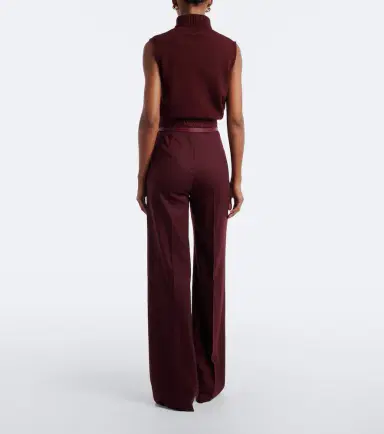 Max Mara Wool-blend wide-leg pants | Thumbnail 3 Max Mara Wool-blend wide-leg pants | Thumbnail 3