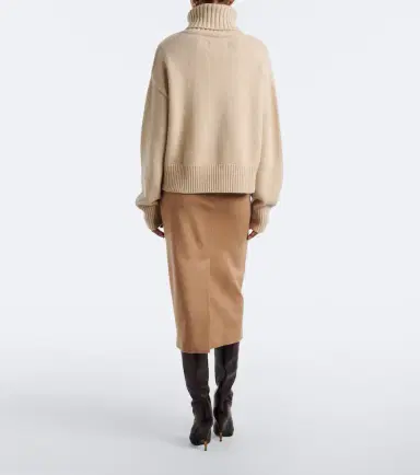 Max Mara Camel hair midi skirt | Thumbnail 4 Max Mara Camel hair midi skirt | Thumbnail 4