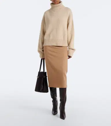 Max Mara Camel hair midi skirt | Thumbnail 5 Max Mara Camel hair midi skirt | Thumbnail 5
