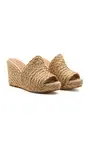 Andrea Gomez Exclusive Gloria Raffia Wedge Sandals | Thumbnail 3 Andrea Gomez Exclusive Gloria Raffia Wedge Sandals | Thumbnail 3
