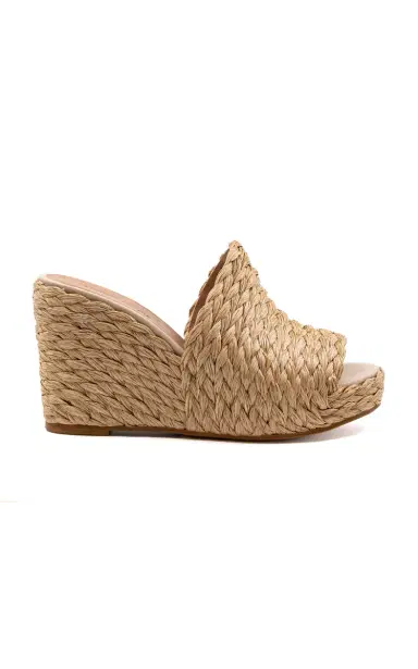 Andrea Gomez Exclusive Gloria Raffia Wedge Sandals | Thumbnail 1 Andrea Gomez Exclusive Gloria Raffia Wedge Sandals | Thumbnail 1