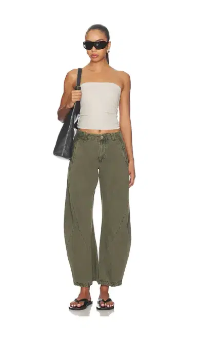 Free People Spotlight Washed Trouser | Thumbnail 5 Free People Spotlight Washed Trouser | Thumbnail 5