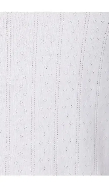 LESET Pointelle Button Down Tank | Thumbnail 5 LESET Pointelle Button Down Tank | Thumbnail 5