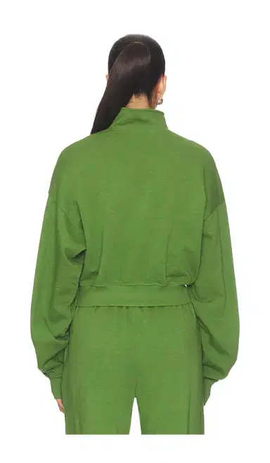 ÉTERNE Cropped Half-zip Sweatshirt | Thumbnail 3 ÉTERNE Cropped Half-zip Sweatshirt | Thumbnail 3