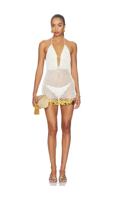 superdown Elaranna Crochet Mini Dress | Thumbnail 1 superdown Elaranna Crochet Mini Dress | Thumbnail 1