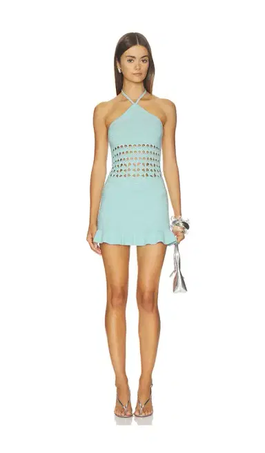Tularosa Cathie Pointelle Mini Dress | Thumbnail 1 Tularosa Cathie Pointelle Mini Dress | Thumbnail 1