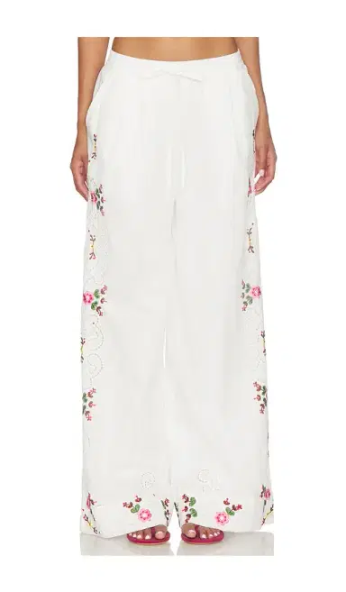 Essentiel Antwerp Janai Embroidered Pants | Thumbnail 1 Essentiel Antwerp Janai Embroidered Pants | Thumbnail 1