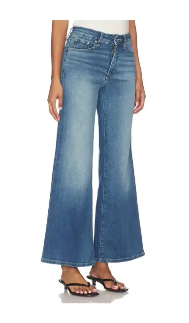 GOOD AMERICAN Soft Tech High Palazzo Ankle Jeans | Thumbnail 3 GOOD AMERICAN Soft Tech High Palazzo Ankle Jeans | Thumbnail 3