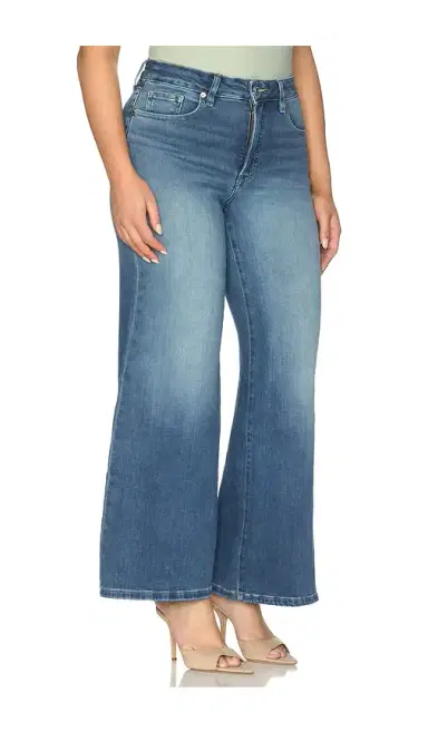 GOOD AMERICAN Soft Tech High Palazzo Ankle Jeans | Thumbnail 4 GOOD AMERICAN Soft Tech High Palazzo Ankle Jeans | Thumbnail 4