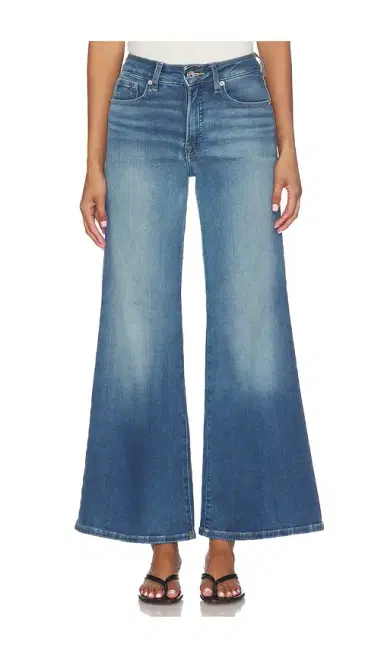 GOOD AMERICAN Soft Tech High Palazzo Ankle Jeans | Thumbnail 1 GOOD AMERICAN Soft Tech High Palazzo Ankle Jeans | Thumbnail 1