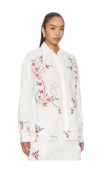 Essentiel Antwerp Jayme Embroidered Shirt | Thumbnail 2 Essentiel Antwerp Jayme Embroidered Shirt | Thumbnail 2