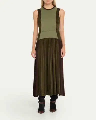 Ulla Johnson Amaliya Sleeveless Color Block Dress | Thumbnail 2 Ulla Johnson Amaliya Sleeveless Color Block Dress | Thumbnail 2