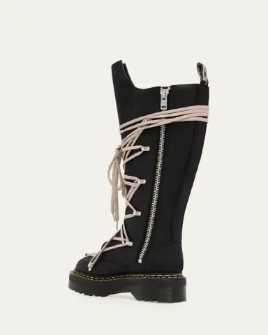 Rick Owens x Dr. Martens 1B60 Quad Sole Pentalace Leather Knee-High Boots | Thumbnail 4 Rick Owens x Dr. Martens 1B60 Quad Sole Pentalace Leather Knee-High Boots | Thumbnail 4