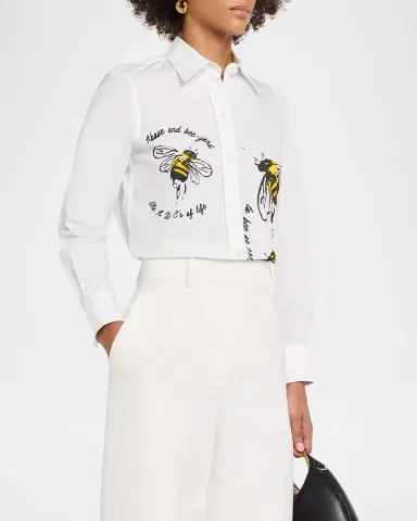 Libertine Bee Lieve New Classic Button-Down Shirt | Thumbnail 4 Libertine Bee Lieve New Classic Button-Down Shirt | Thumbnail 4