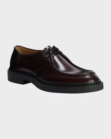 Jil Sander Men's Leather Moccasin Derby Shoes | Thumbnail 2 Jil Sander Men's Leather Moccasin Derby Shoes | Thumbnail 2