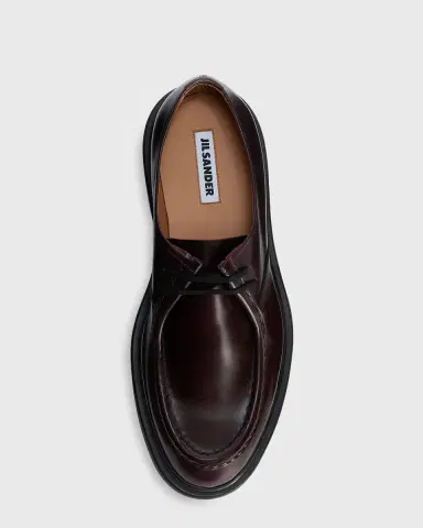 Jil Sander Men's Leather Moccasin Derby Shoes | Thumbnail 4 Jil Sander Men's Leather Moccasin Derby Shoes | Thumbnail 4