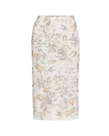 PRABAL GURUNG Floral Sequined Midi Pencil Skirt | Thumbnail 1 PRABAL GURUNG Floral Sequined Midi Pencil Skirt | Thumbnail 1