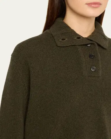 Nili Lotan Renata Collared Wool Sweater | Thumbnail 5 Nili Lotan Renata Collared Wool Sweater | Thumbnail 5